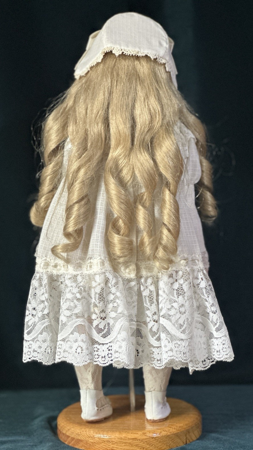 Vintage Reproduction of Antique French Bru Jne 15” Doll Porcelain Head