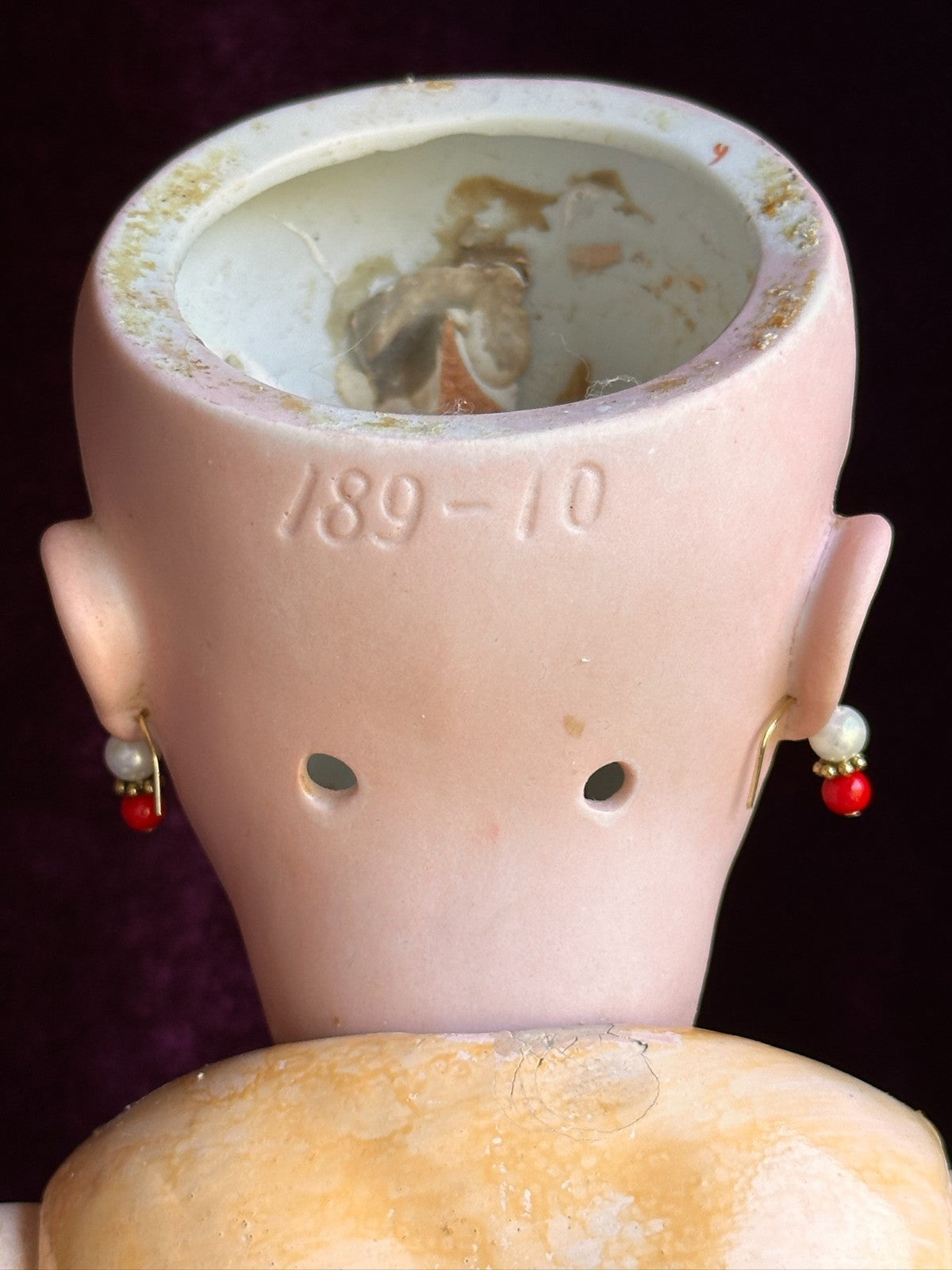 Rare Early Antique German 18” Kestner 189 Bisque Head Doll Composition Body