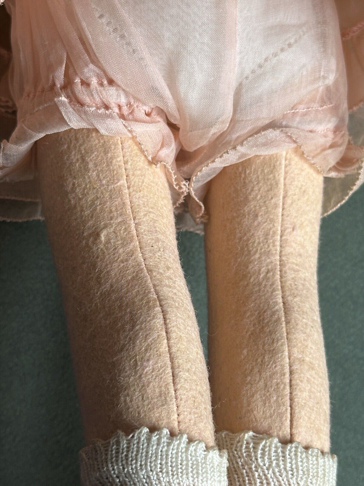 Rare All Original 16” Vintage Italian Lenci 149 Series Felt Cloth Doll with Tag