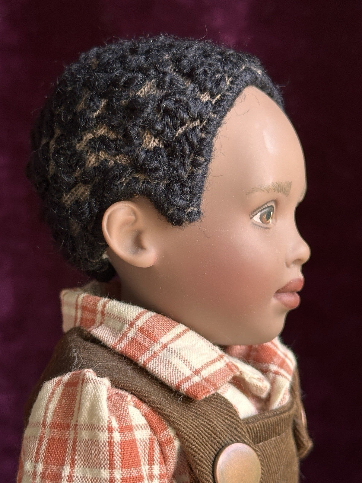 Collectible 12” Vinyl BJD Helen Kish Willy African American Boy Doll