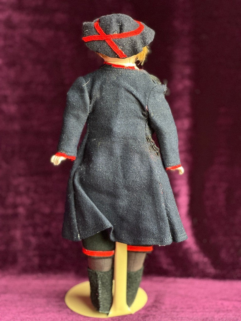 Antique German 10" Kling Bisque Shoulder Head Boy Doll