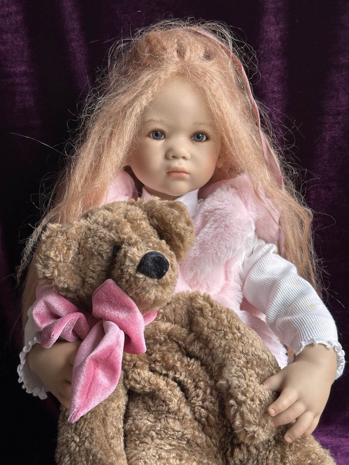 Collectible Vinyl Annete Himstedt Gerti 33.5” Doll Redressed LE 277