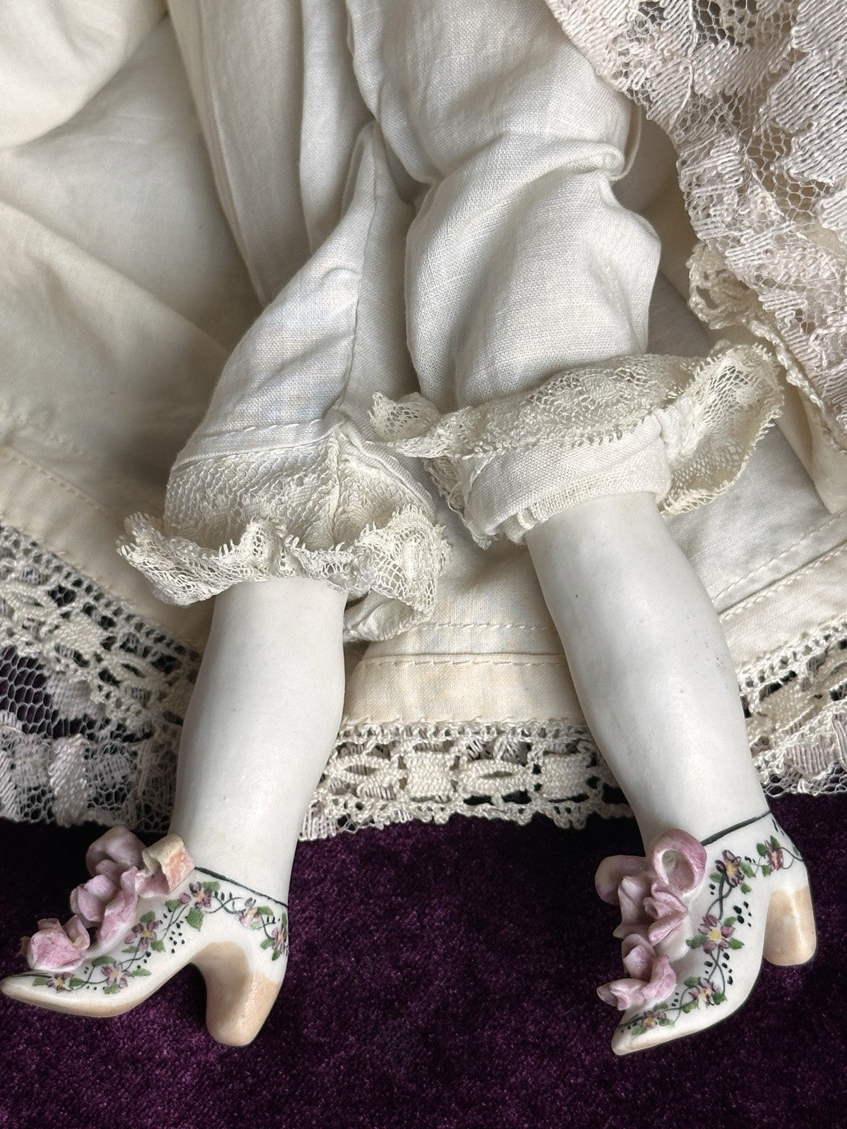 Vintage Porcelain 15” Parian Style Victorian Doll
