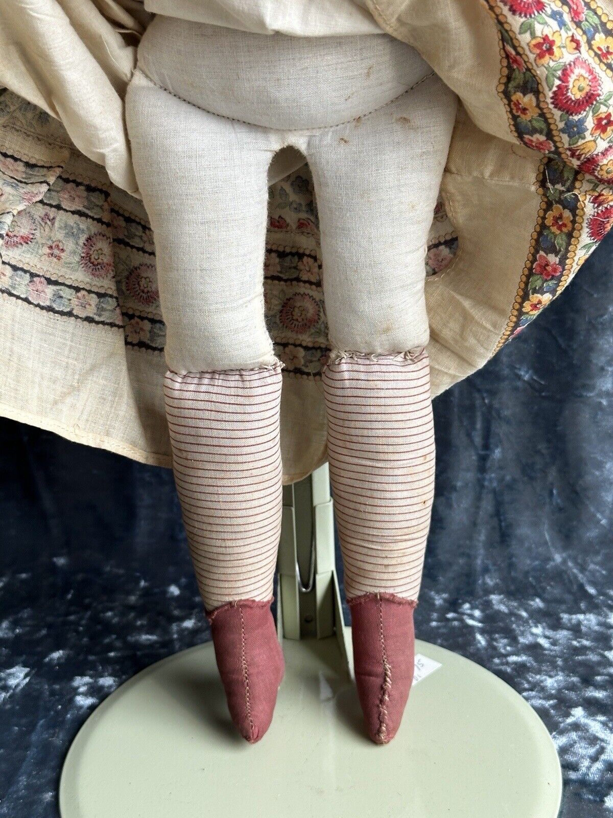 Antique German (?) Dressel (?) 20” Papier Mache Fashion Lady Doll
