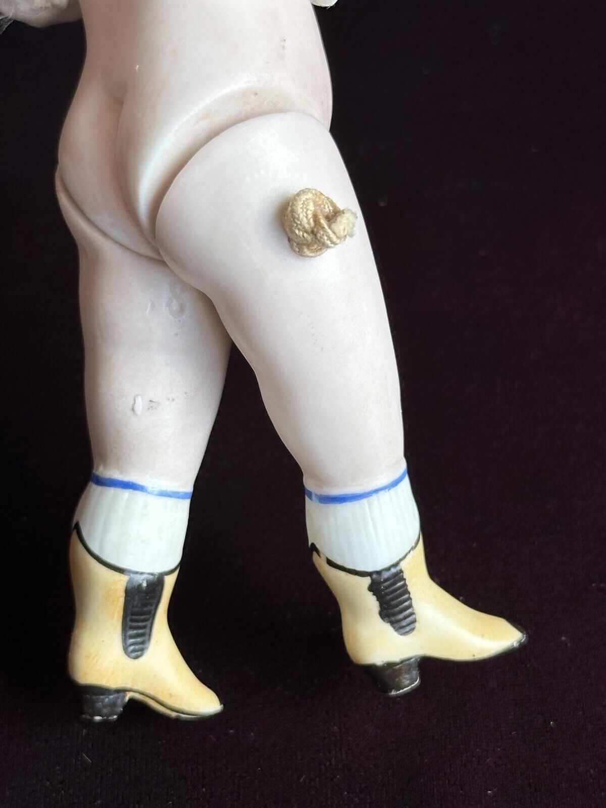 Rare Antique German 6” All Bisque Gebruder Kuhnlenz 96 Mignonette Doll