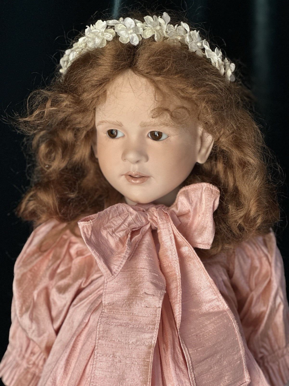 Collectible Artist 22” Porcelain Doll “Pauline” by Ruth Treffeisen LE 100 COA