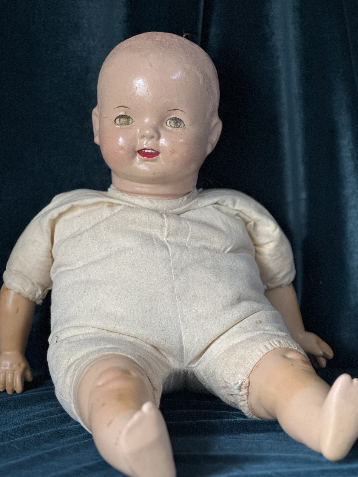 1930s Vintage 23" American Character Petite Composition Baby Doll