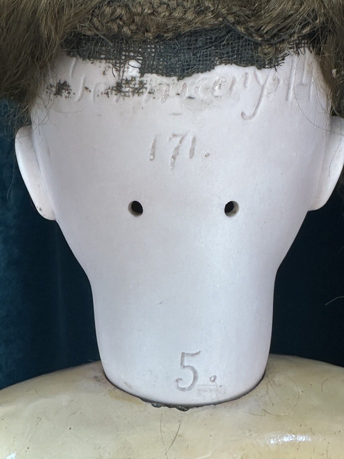 Antique German Kestner Mold 171 24” Doll Bisque Head Composition Body