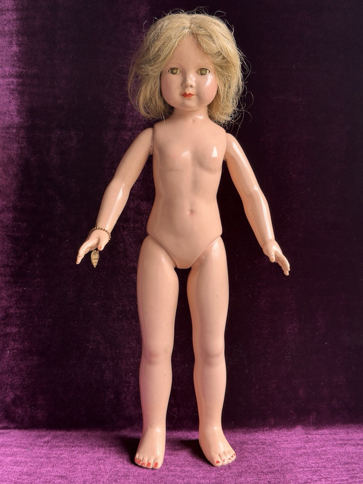 Vintage Original Dewees Cochran 17” Effanbee American Children Composition Doll