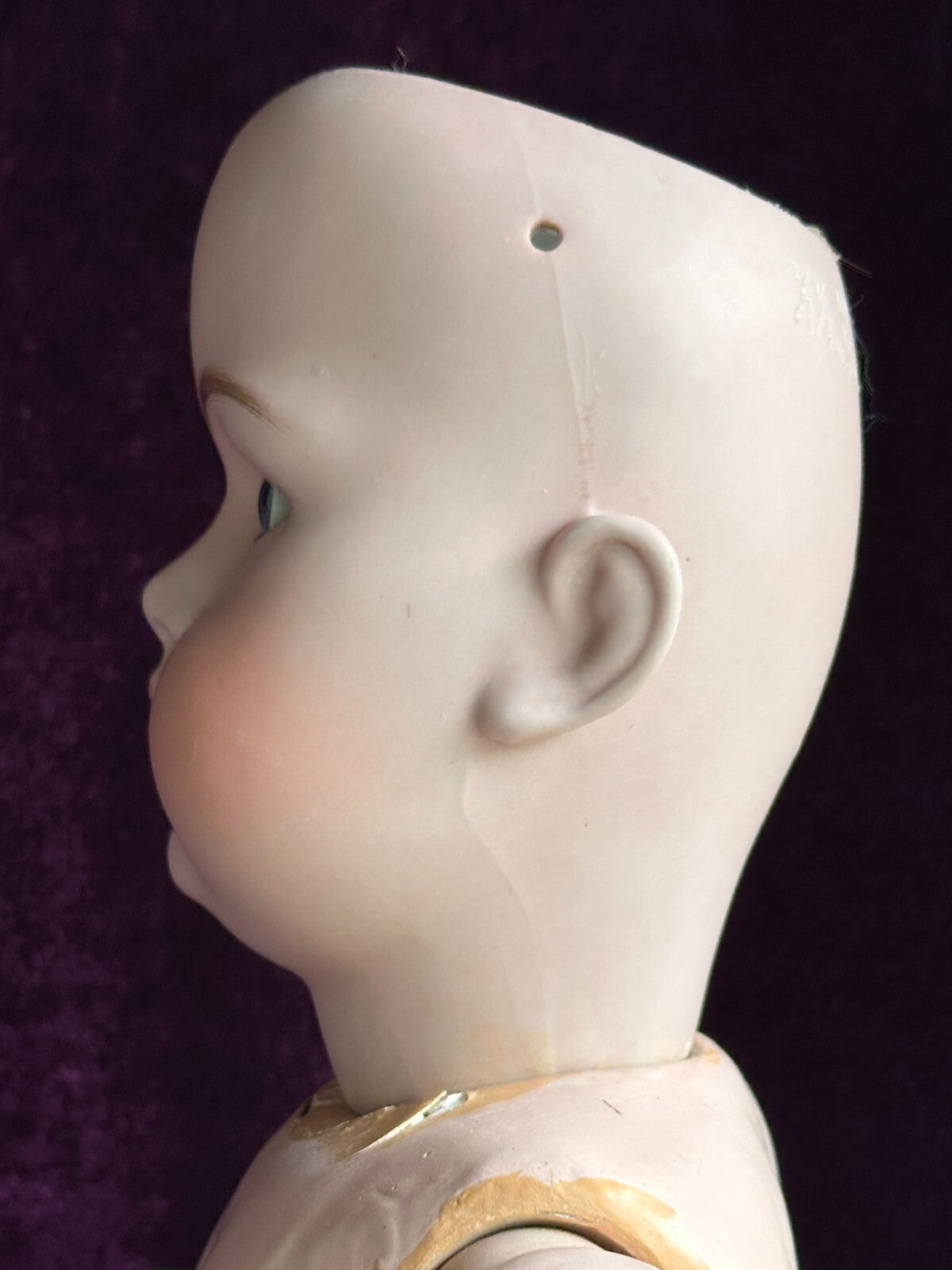 Antique German 26” JDK Kestner 214 Bisque Head Doll Composition Body