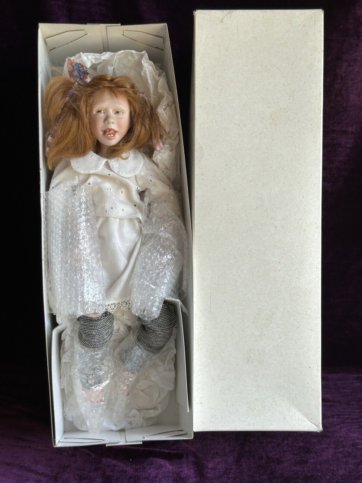 Collectible Porcelain 15” Artist Doll By Sandi McAslan LE 100