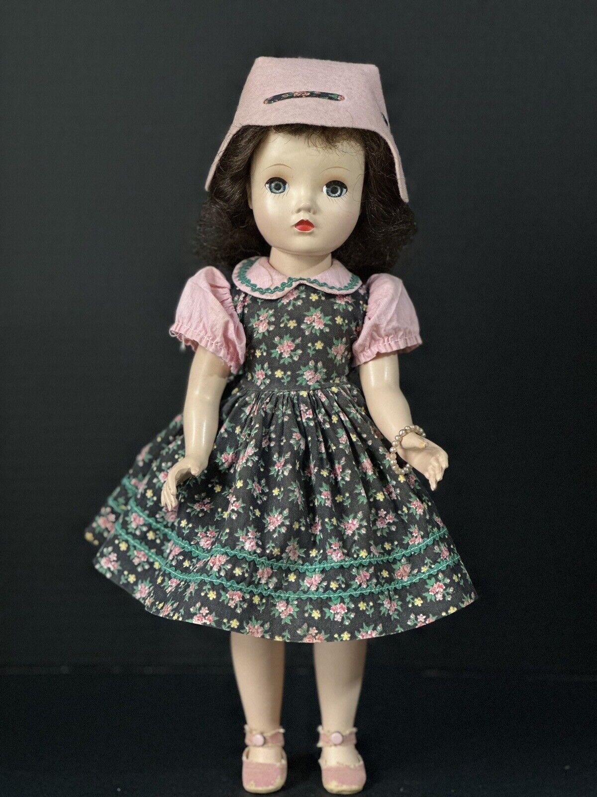Original Vintage 1950’s Madame Alexander 14” Winnie Walker Doll Tagged Outfit