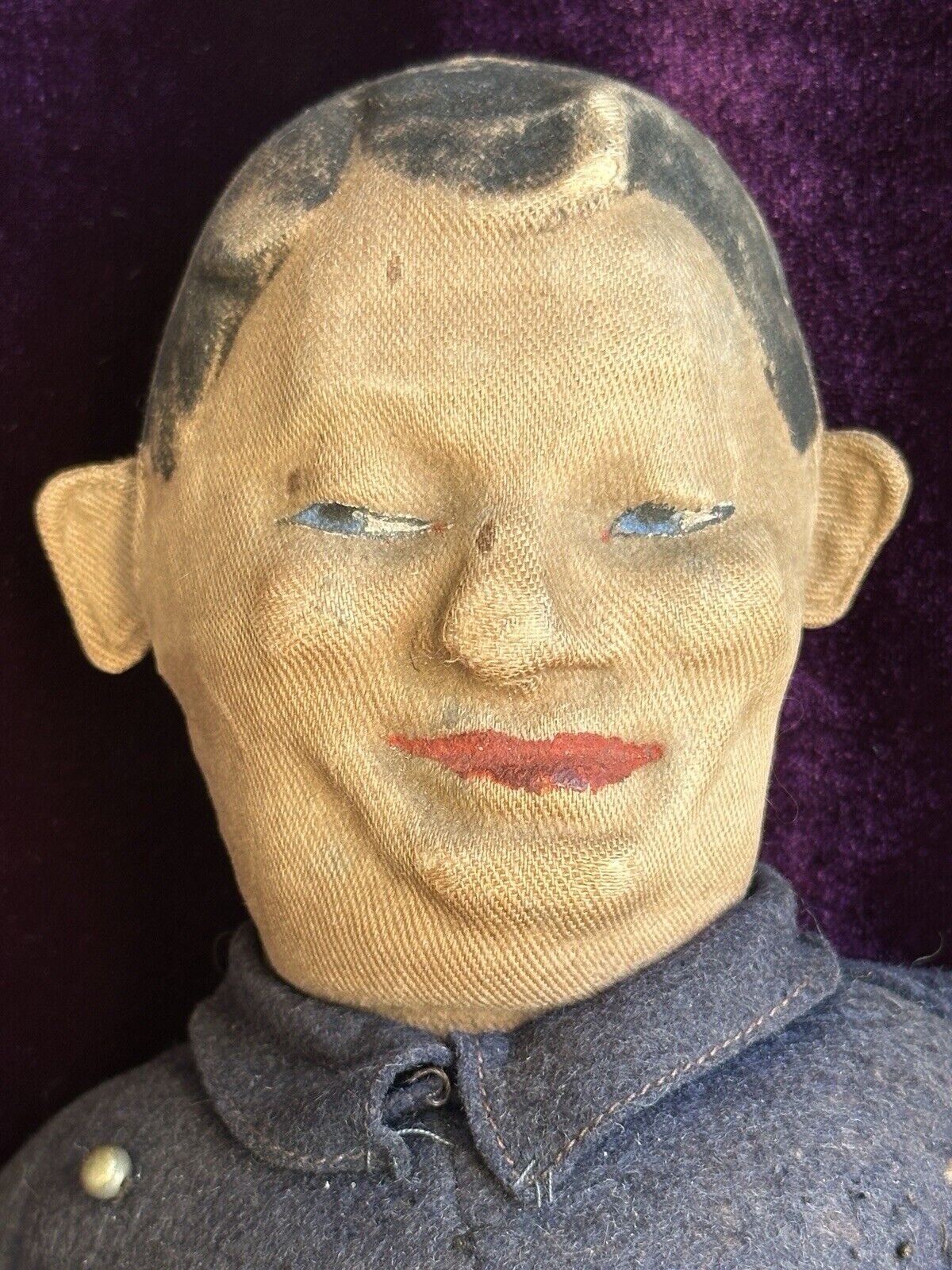 Unidentified 15” Vintage Dean’s Rag Book (?) Cloth Policeman Doll