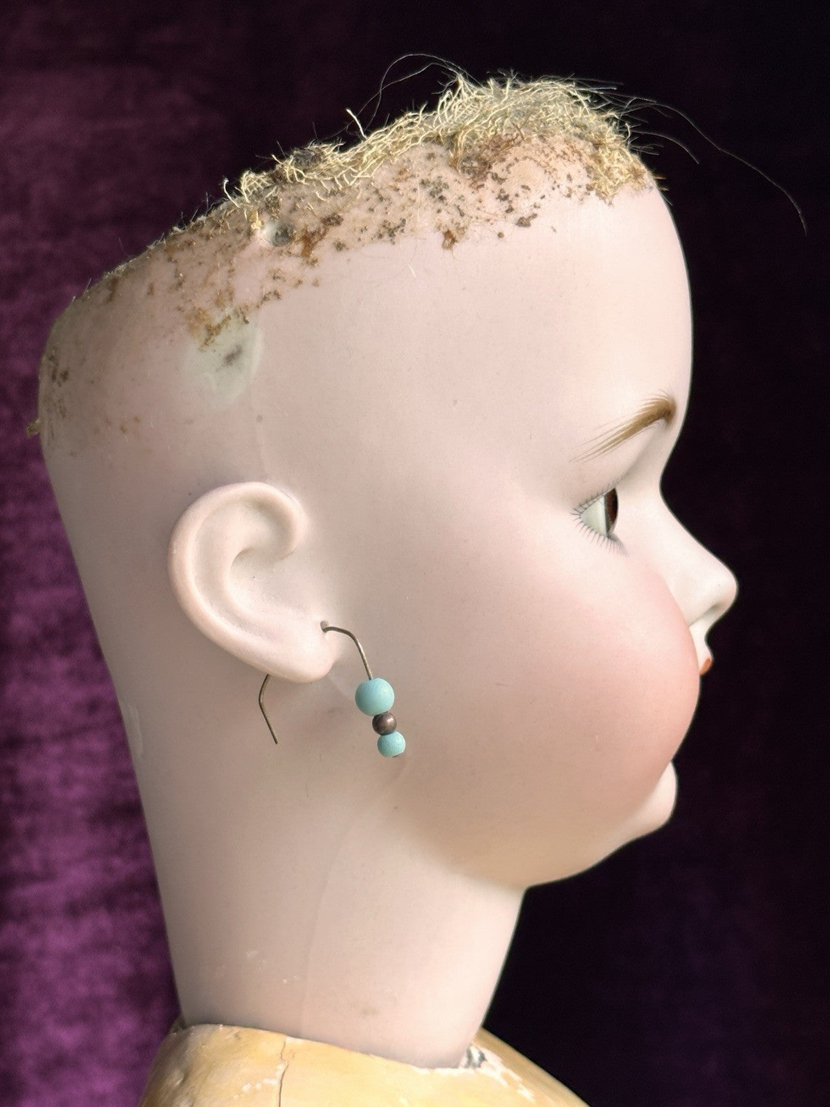 Large Antique German 28” Simon Halbig 1079 Dep Bisque Head Doll