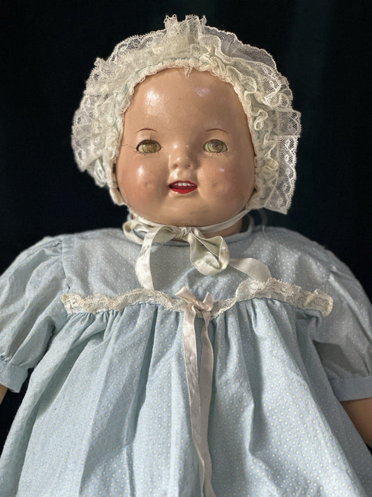 1930s Vintage 23" American Character Petite Composition Baby Doll