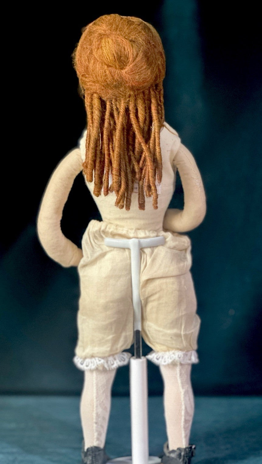 Vintage Reproduction of Antique French Bru Jne 14” Doll By Pennydoll