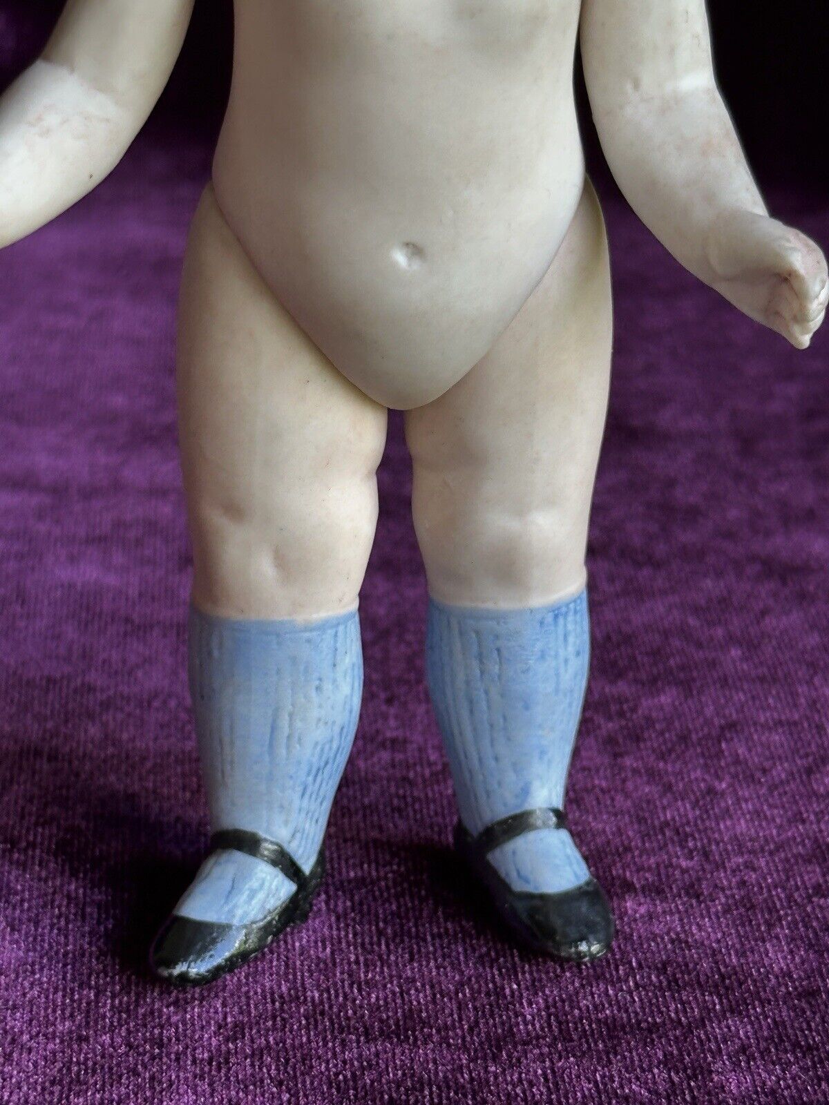 Antique German 5.25” All Bisque 8500 Miniature Dollhouse Mignonette Doll