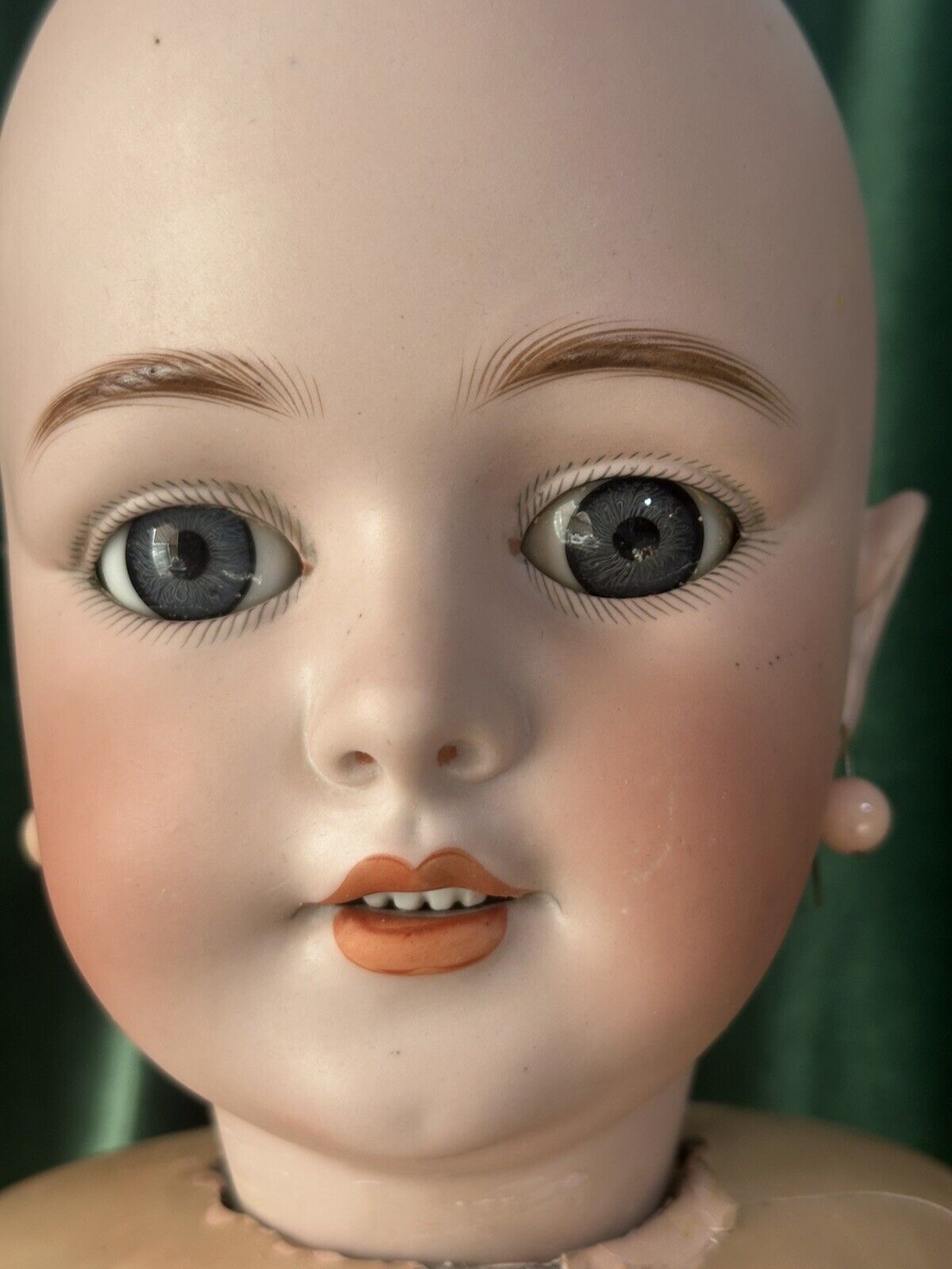 Rare Mold 1269 Dept by Simon Halbig Antique German 31” Doll Bisque Head