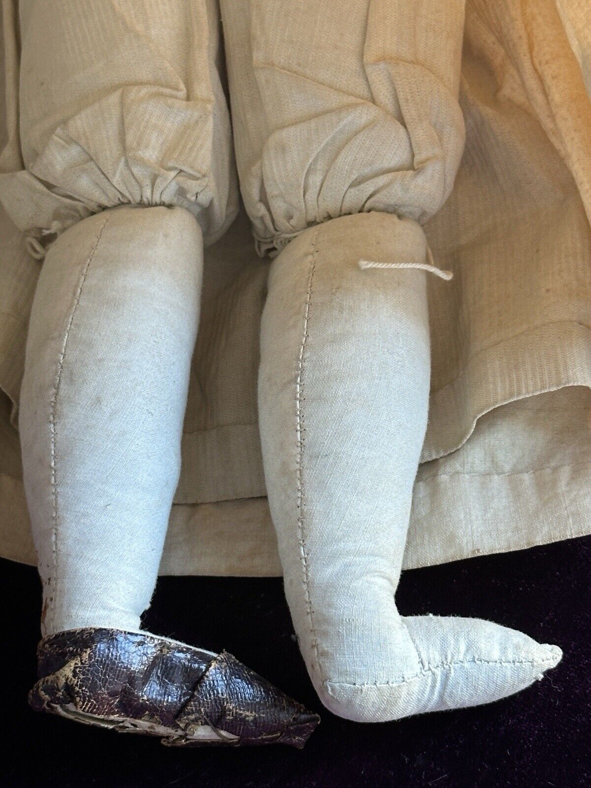 Antique French 21” Andréas Voit Papier Mache Glass Eyes Fashion Doll