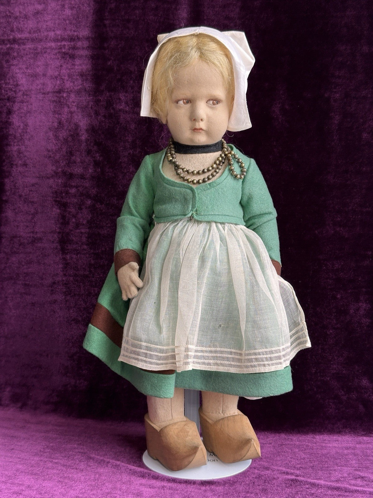 Antique 1920’s Italian Lenci 300 Series 16” Dutch Doll with Tags/Original Box