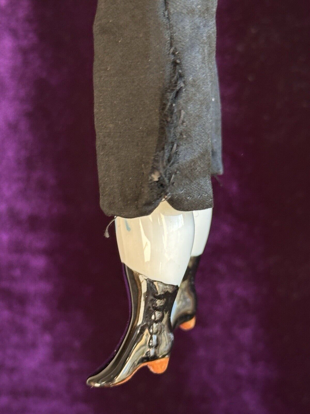 Rare Antique French (?) 13” Kinderkoff (?) Male China Head Young Gentleman Doll