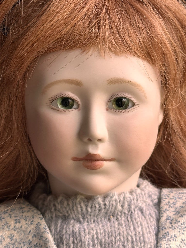 Large Collectible 20" Wooden/Porcelain Lynne & Michael Roche Claudine LE Doll