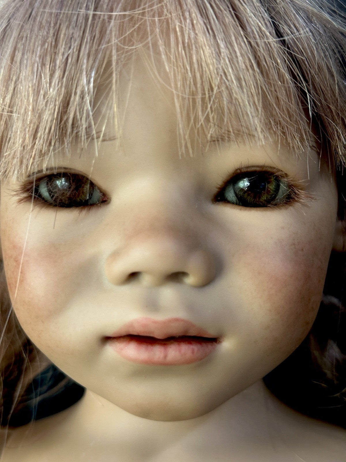 Collectible German Annette Himstedt Vinyl 32” Doll “Arapati” from Brazil LE 713