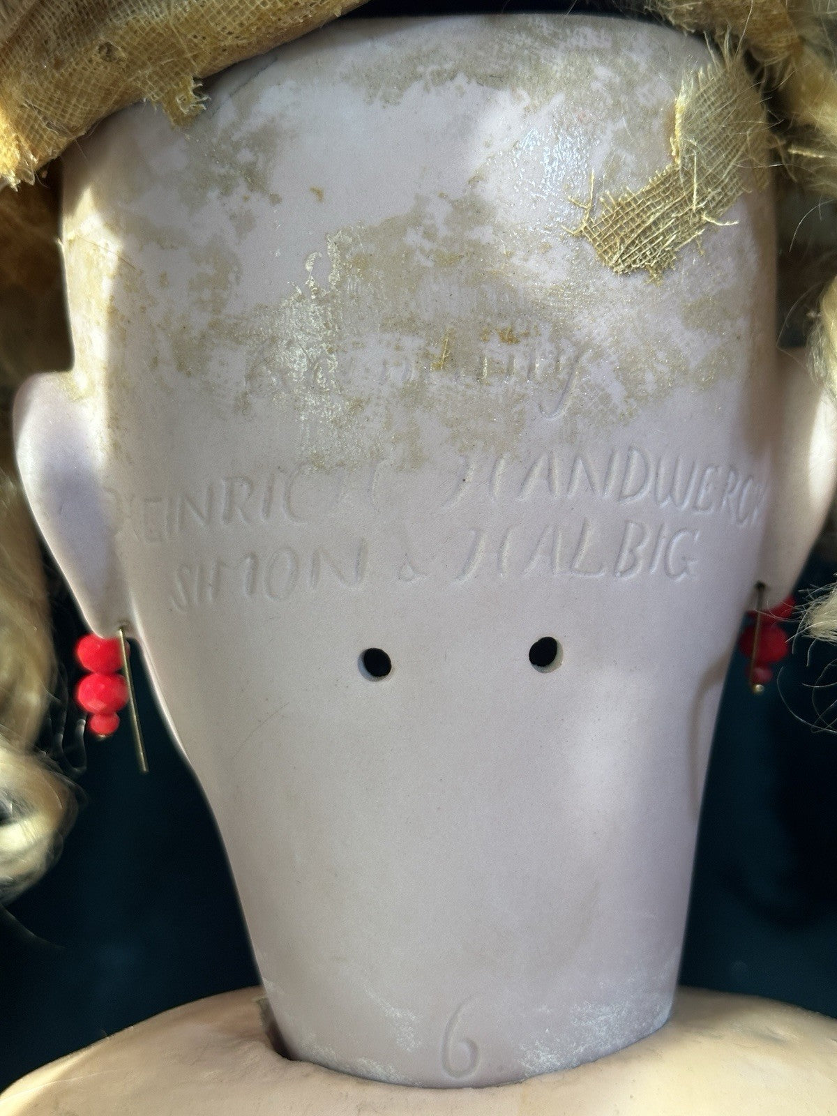 Antique German Simon Halbig Heinrich Handwerck Bisque Head 29” Doll