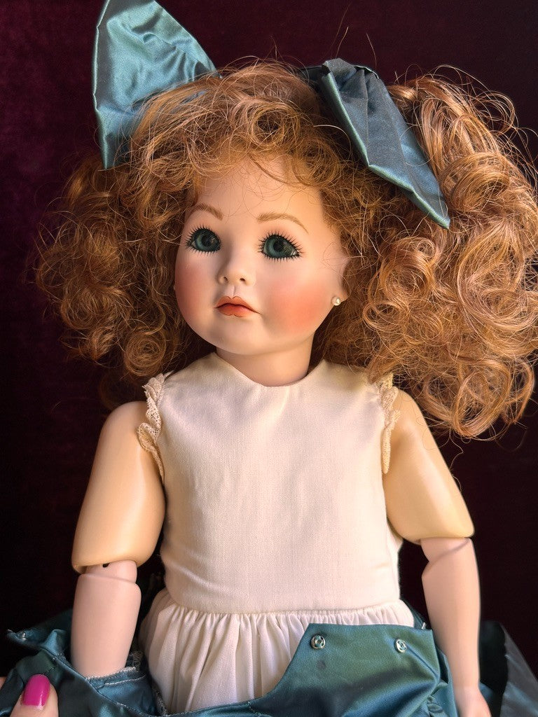 Collectible 22" Porcelain/Composition Doll by Diane Christensen Doll LE 100