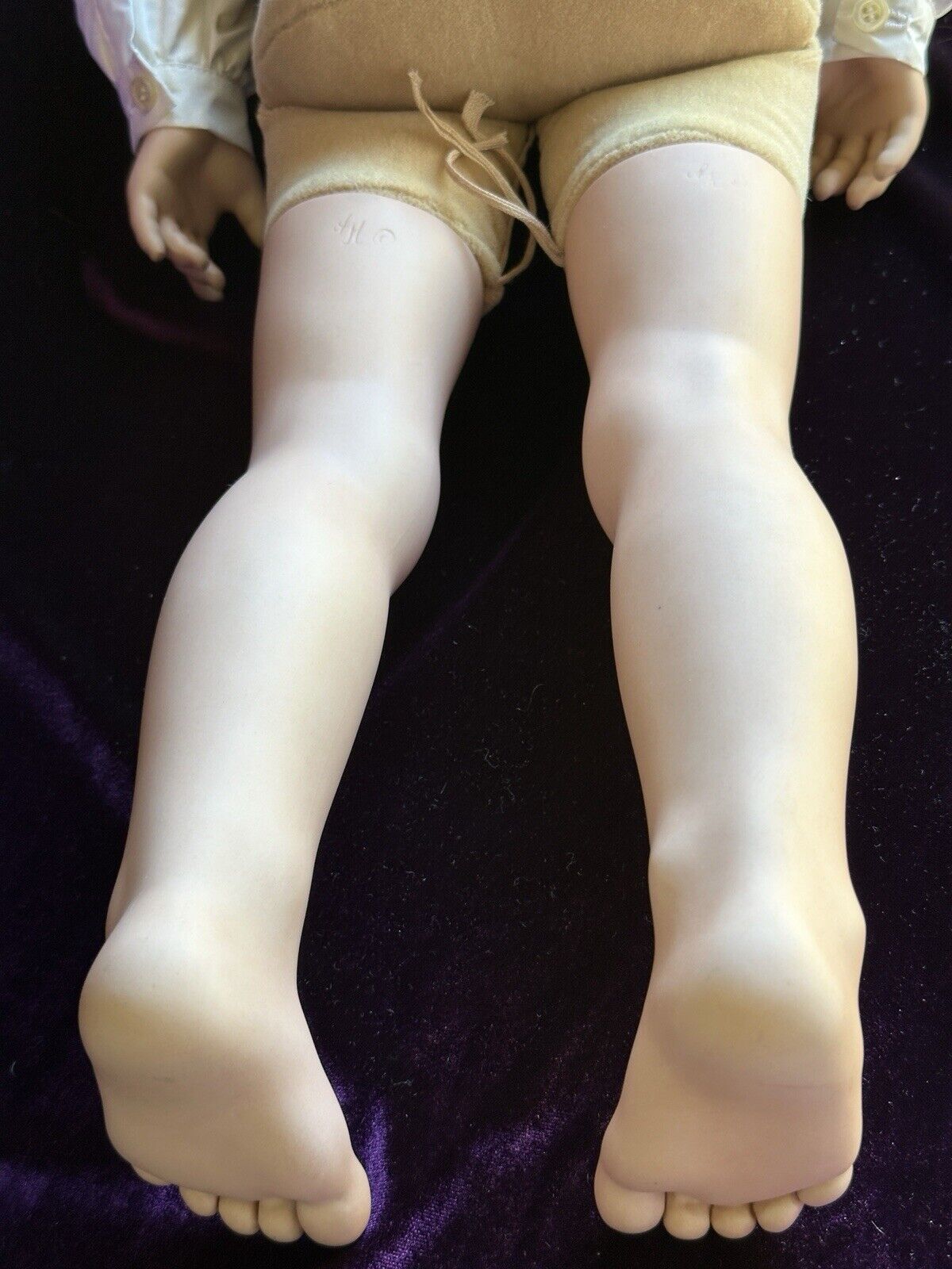 Lifelike Collectible 26” Porcelain Sam Boy Doll by Annette Himstedt LE 95