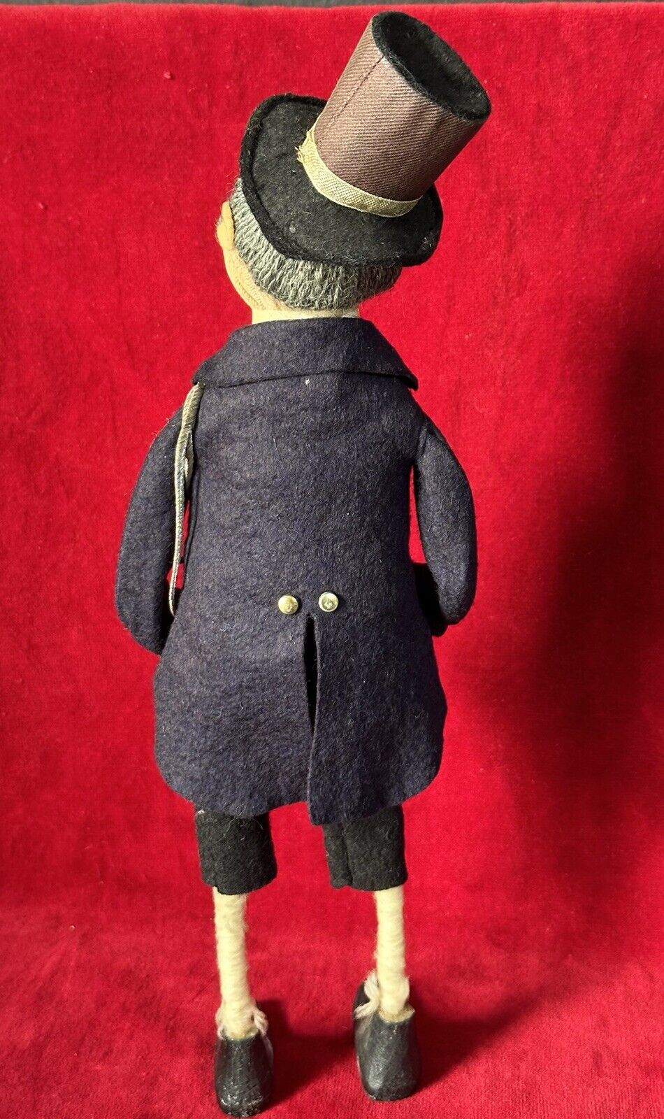 RARE Antique German Stockinette Caricature Character 12” Doll K*R 1012 Catalog