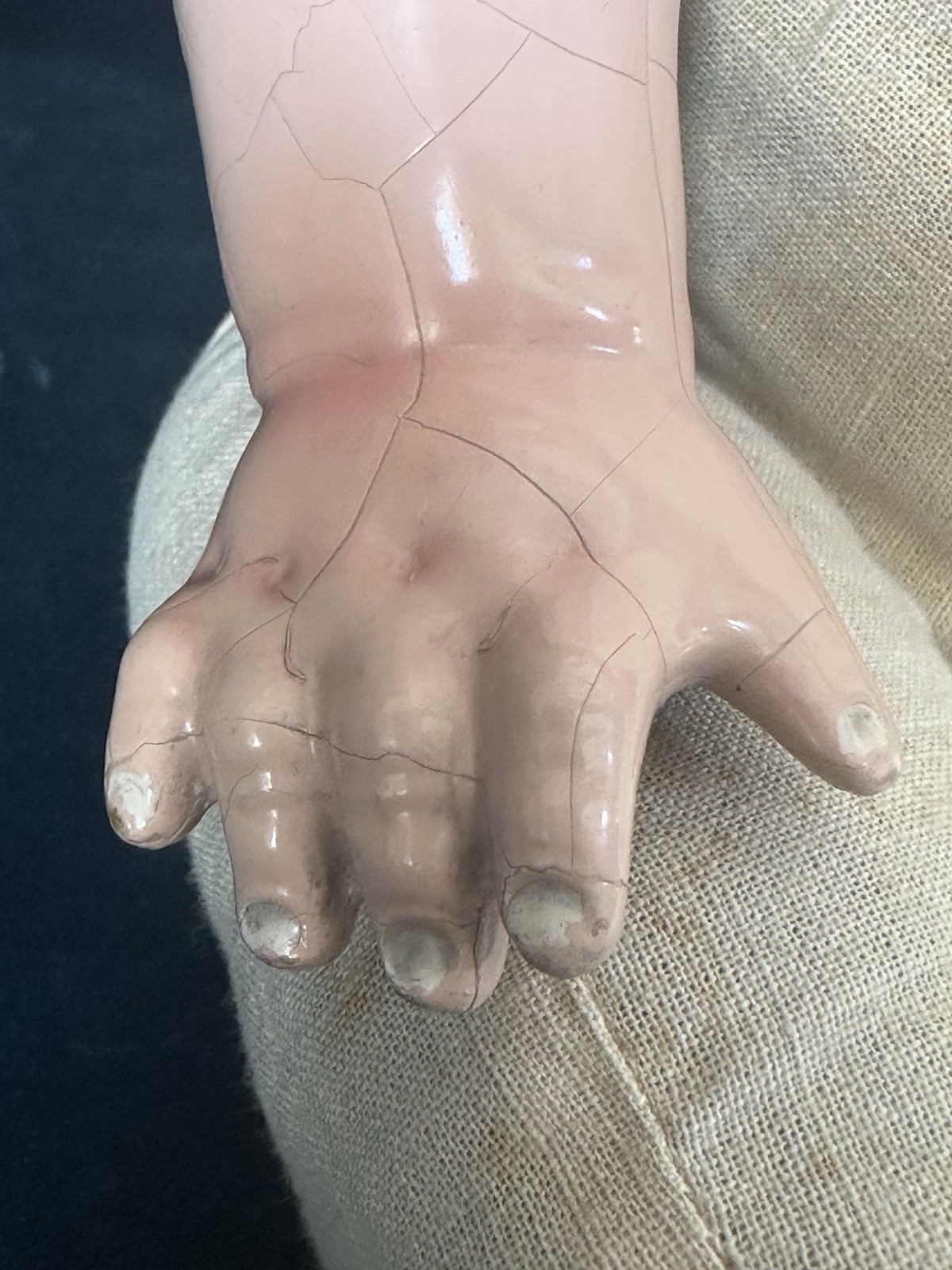Antique Kestner Century Baby 18” Doll Bisque Head
