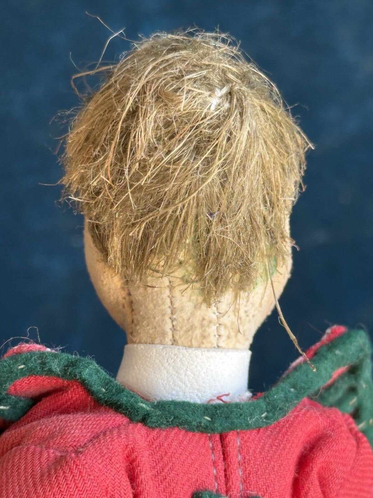 Unidentified Vintage (?) 8.5” Cloth Leather Boy Doll