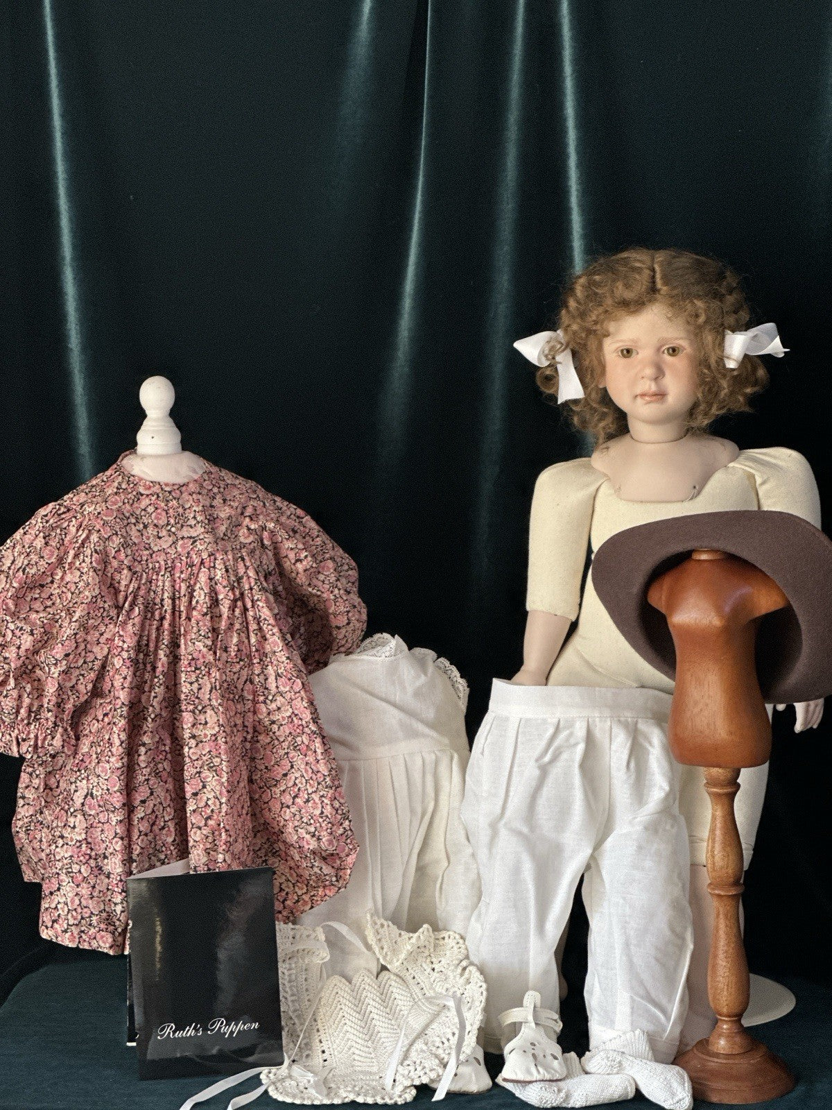 Collectible Artist 24” Porcelain Doll “Anne” by Ruth Treffeisen LE 100 COA