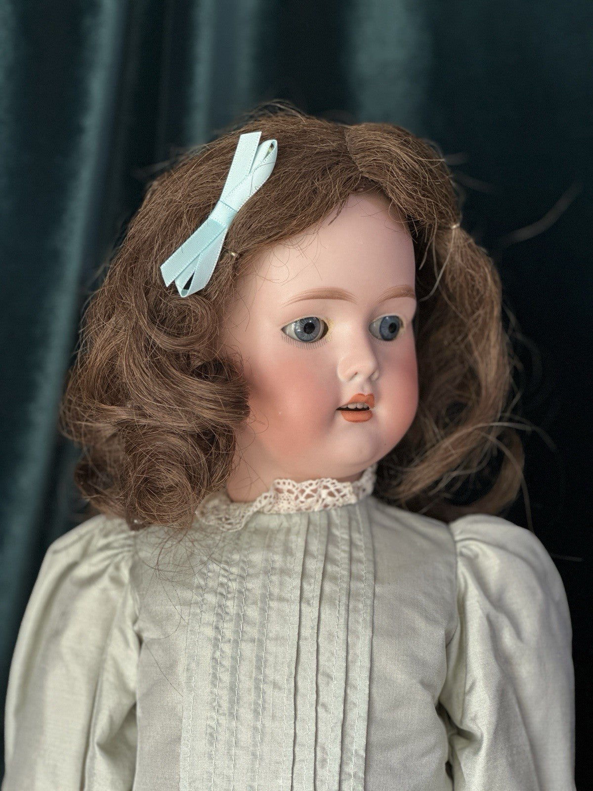 Antique German C.M. Bergmann Bisque Head 22” Doll