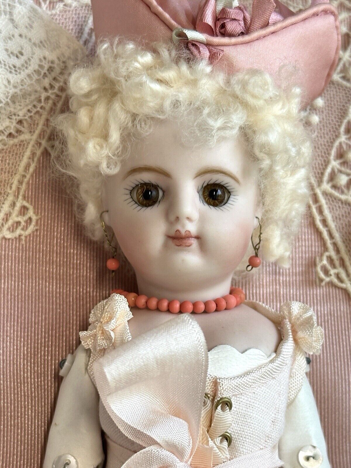 Artist Porcelain Reproduction of French François Gaultier Doll Presentation Box