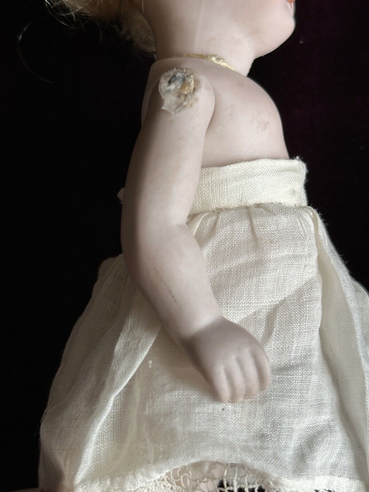 Rare Antique German 6” All Bisque Gebruder Kuhnlenz 96 Mignonette Doll