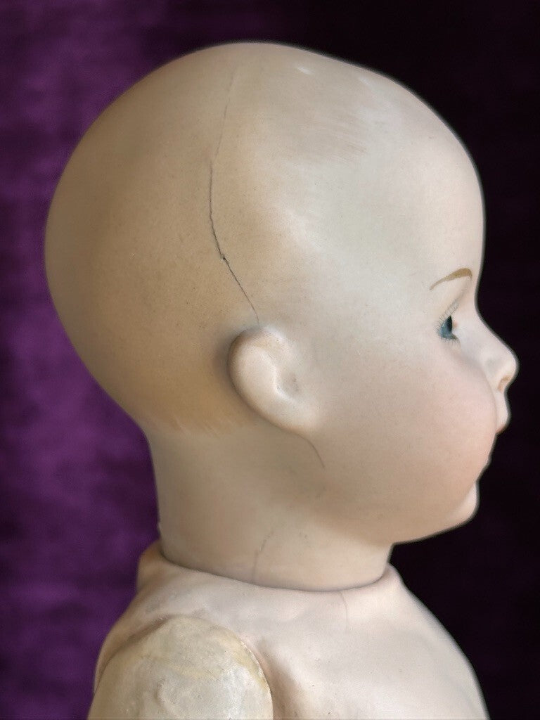 Antique German 10.5” Swaine & Co. DV Lori Bisque Head Baby Doll