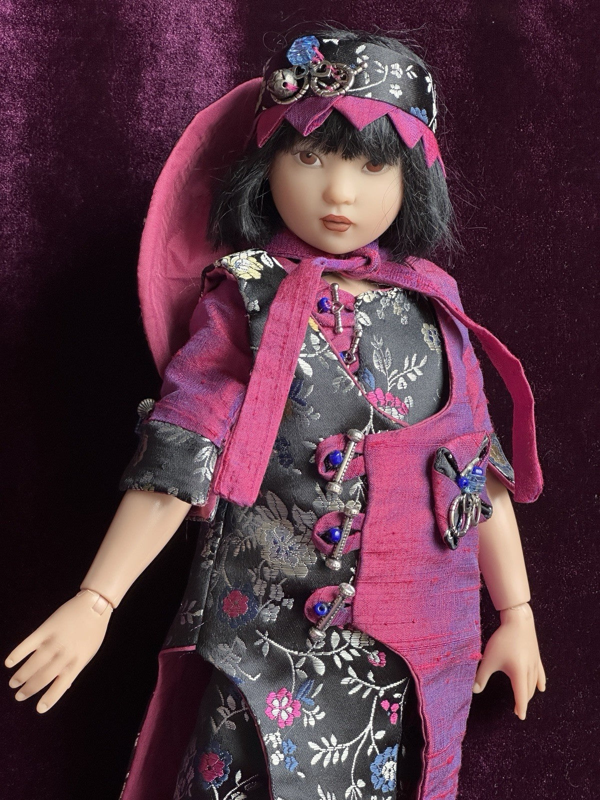 Collectible 14” Kish BJD Vinyl Asian Doll
