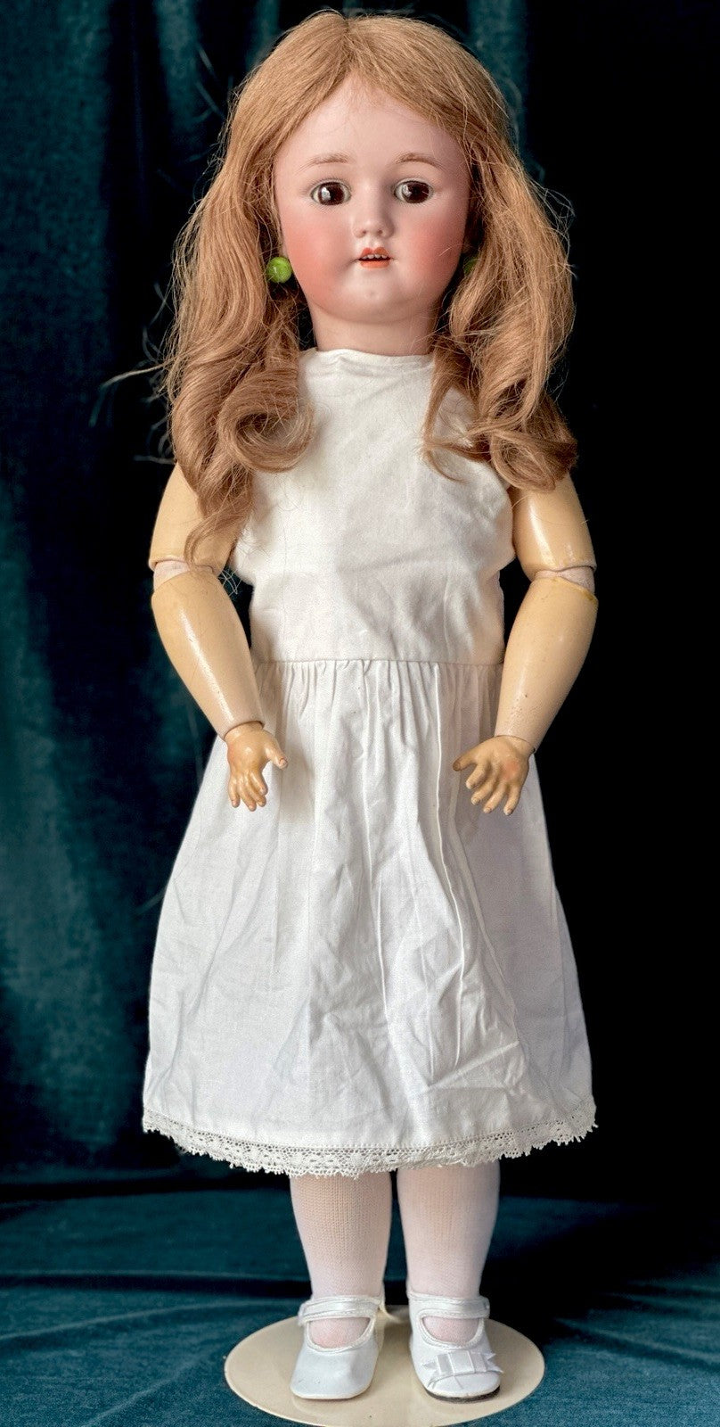 Antique German Simon Halbig Heinrich Handwerck Bisque Head 23” Doll
