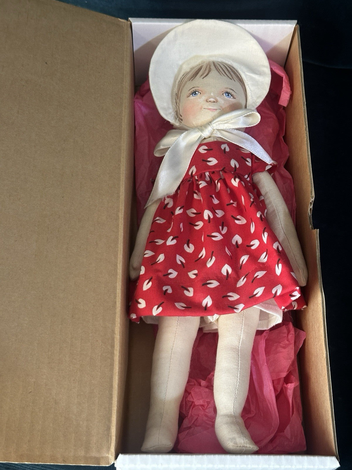 Artist Susan Fosnot Cloth 12” UFDC Doll With Box