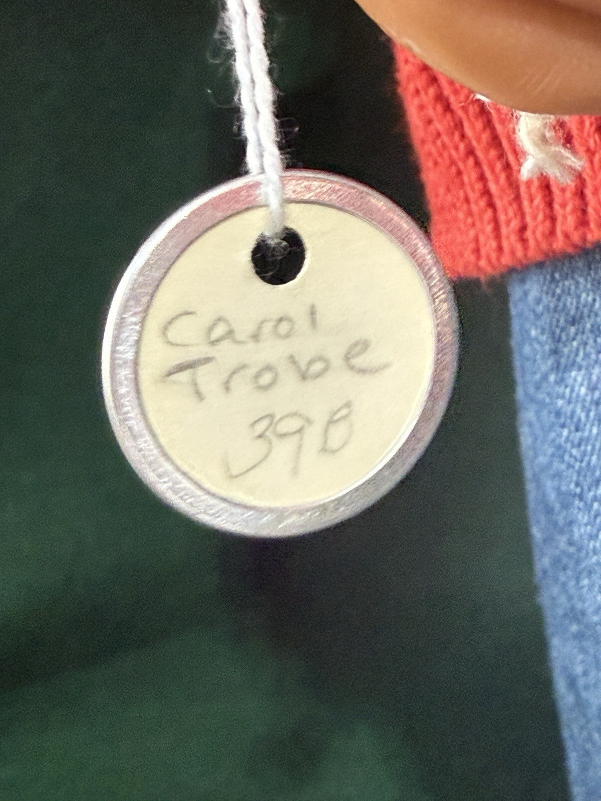 OOAK (?) Artist Carol Trobe Handmade Mixed Media 19” Doll “Cild With Jump Rope”