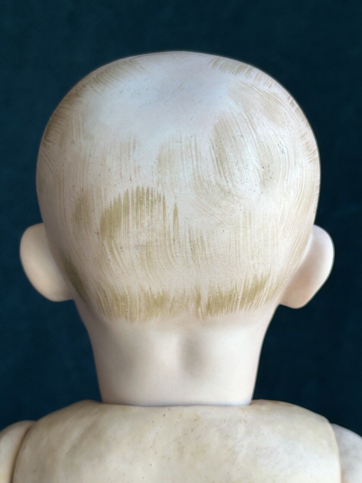 Antique German 13” Kley Hahn 525 Solid Dome Bisque Head Baby Doll Intaglio Eyes