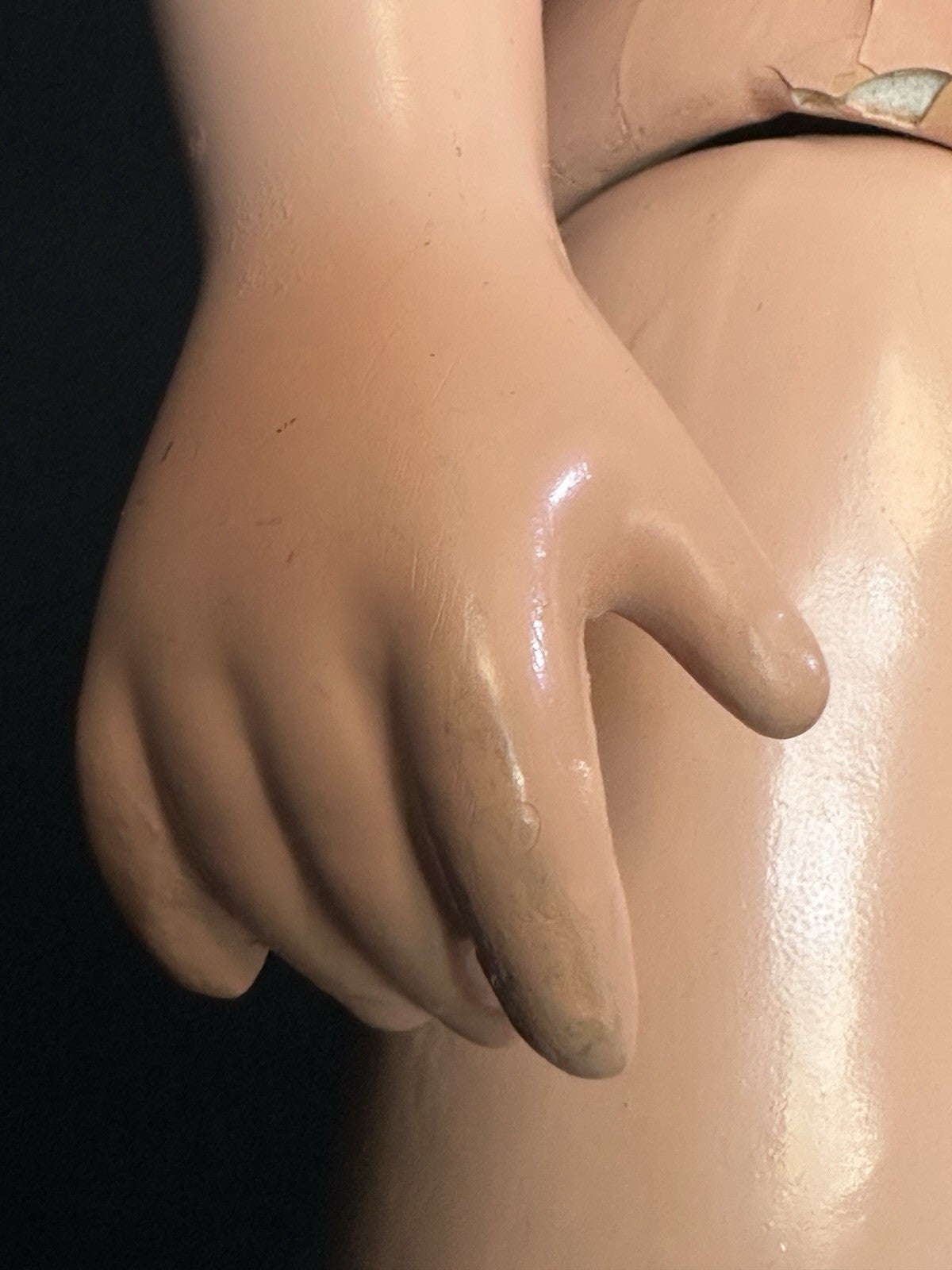 Rare Vintage 1940’s Composition 20” Monica Hollywood Doll For Restoration
