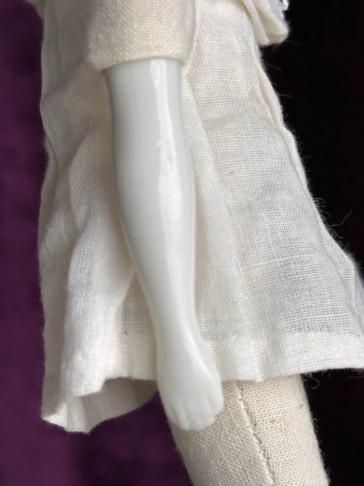 Vintage Petite 9.5” Reproduction of Antique German Lydia China Doll