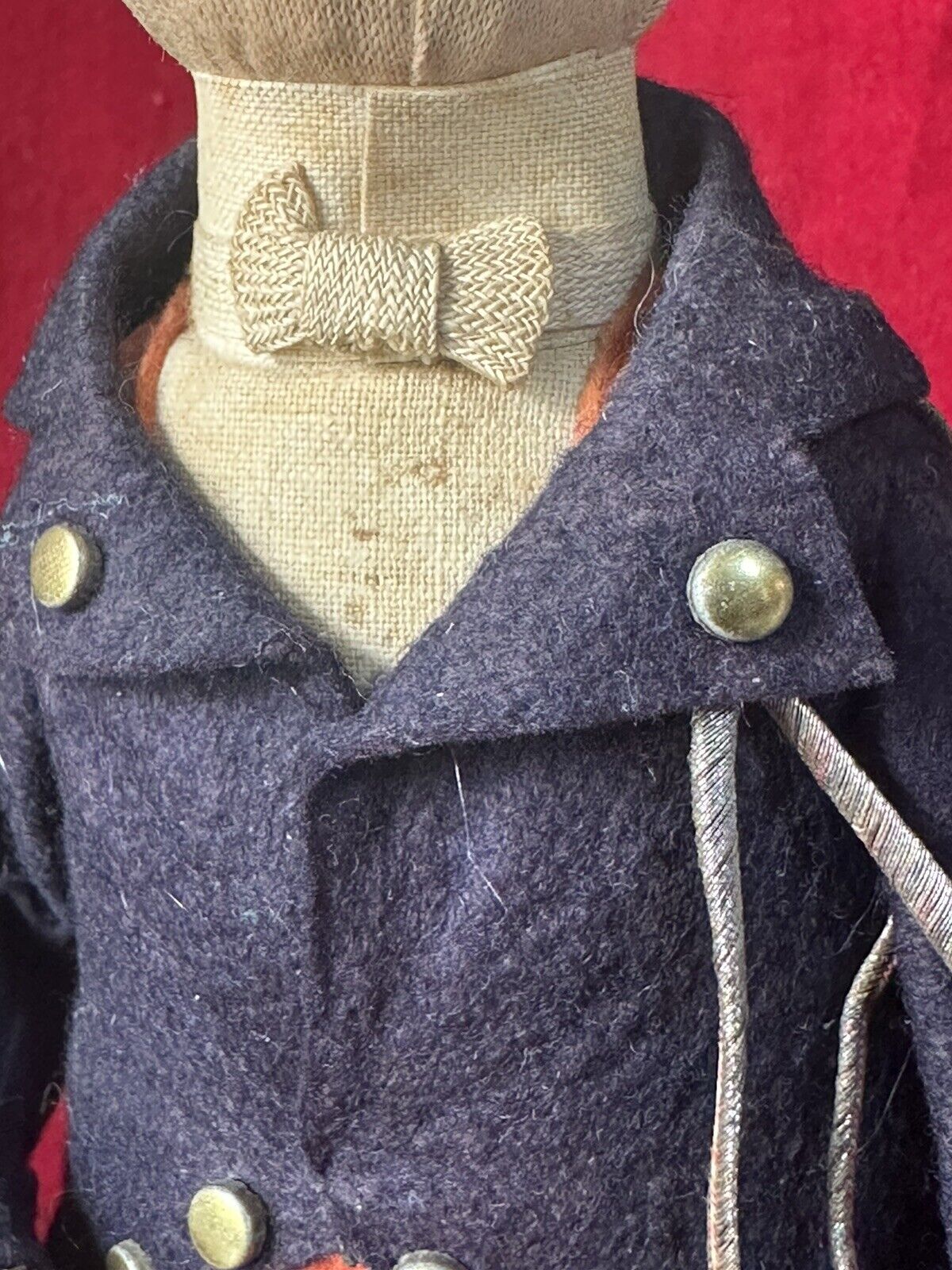 RARE Antique German Stockinette Caricature Character 12” Doll K*R 1012 Catalog