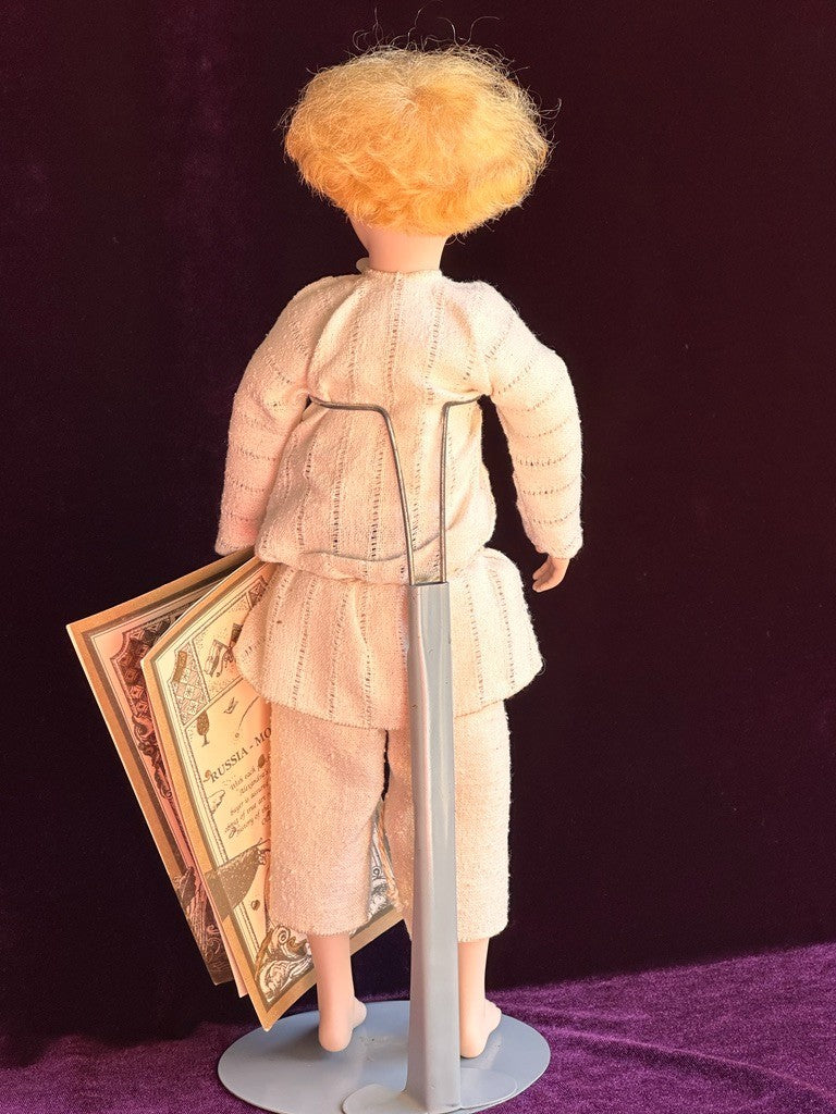2 Porcelain Dolls Alyonoushka & Ivanushka by Russian Artist Alexandra Koukinova
