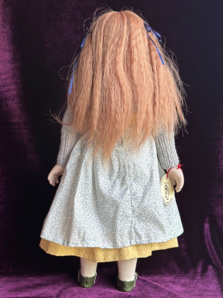 Large Collectible 20" Wooden/Porcelain Lynne & Michael Roche Claudine LE Doll