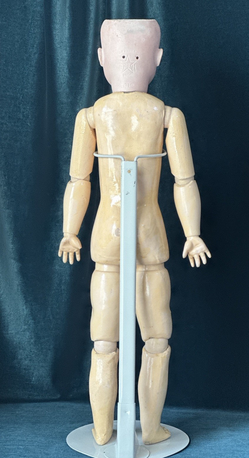 Antique German Shoenau & Hoffmeister Mold 1906 Bisque Head 27” Doll