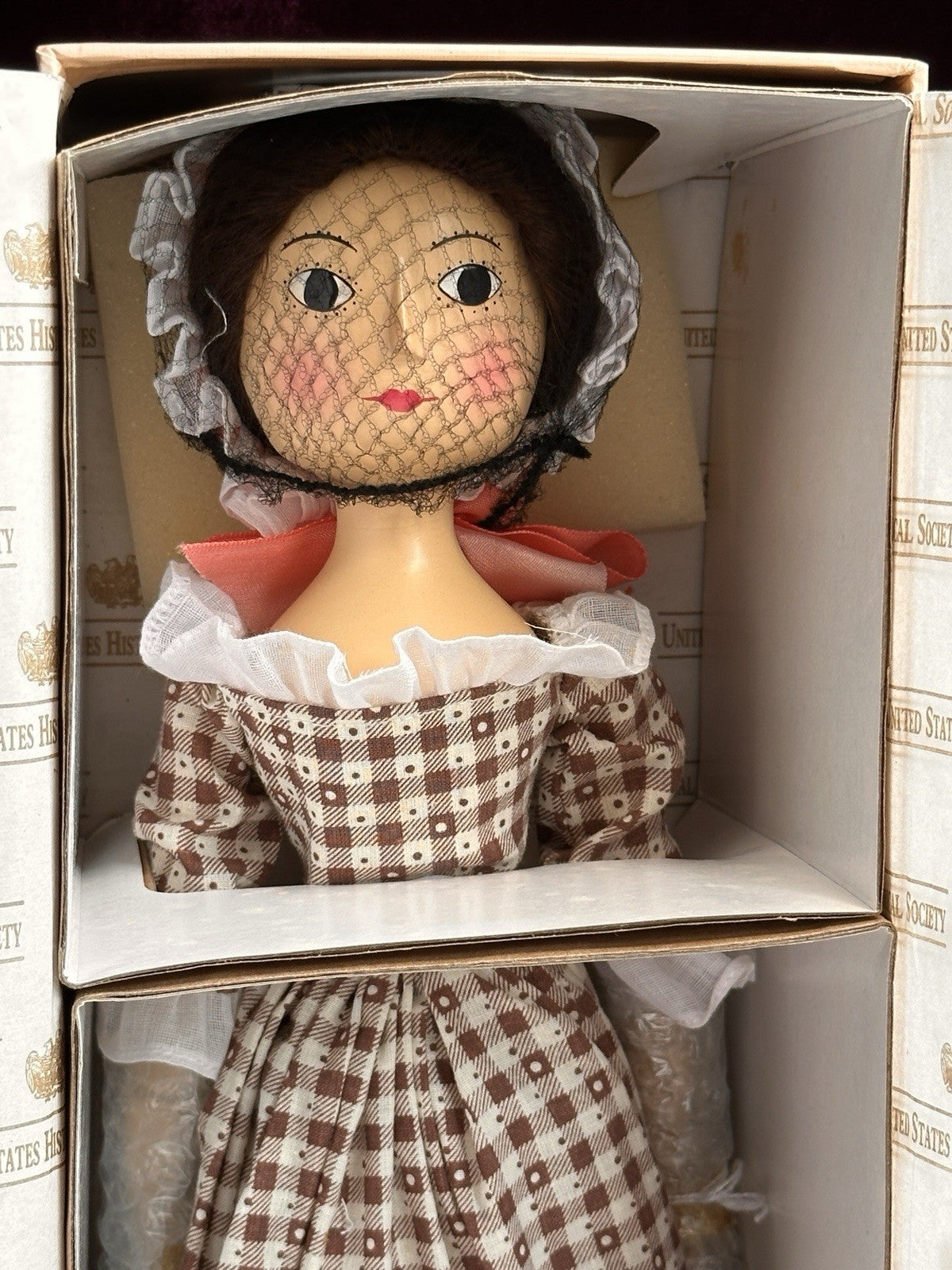 Fred Laughon UFDC Charity Wooden Peg Doll NRFB Historical Society